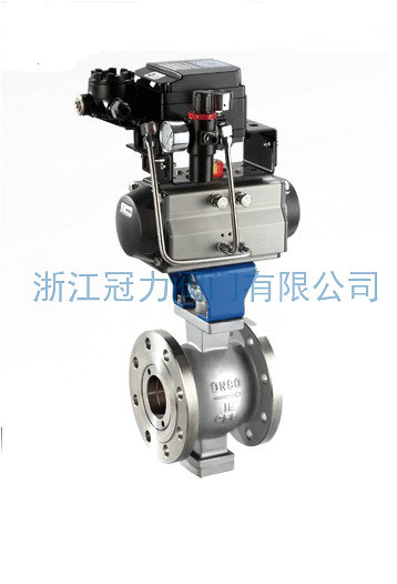 V型球閥：零部件少，使用操作方便！